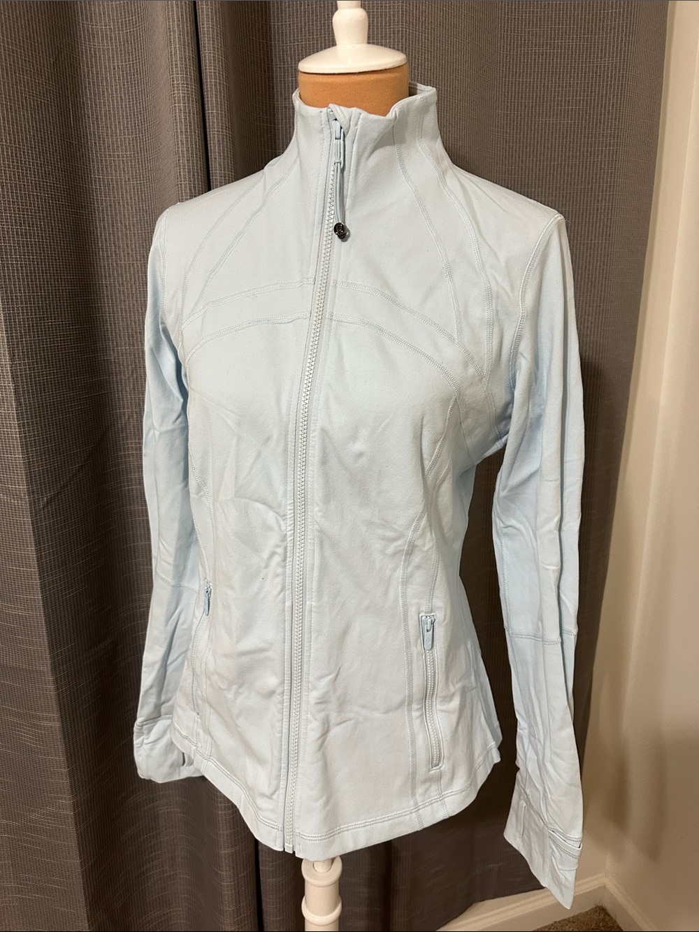lululemon athletica Light Blue Full-Zip Performance Jacket